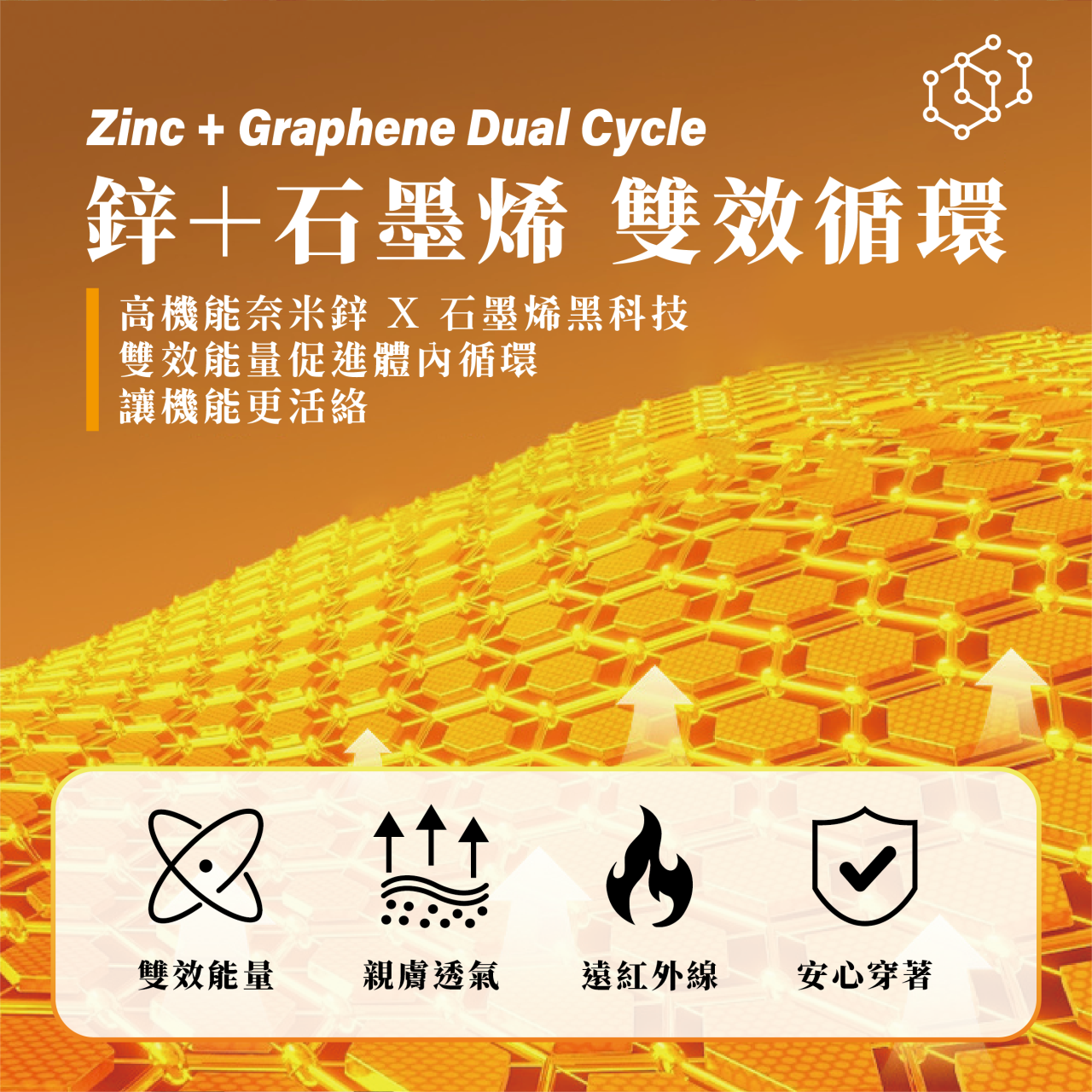 【安德森 保羅】鋅+石墨烯 - 黑科技磨毛衣