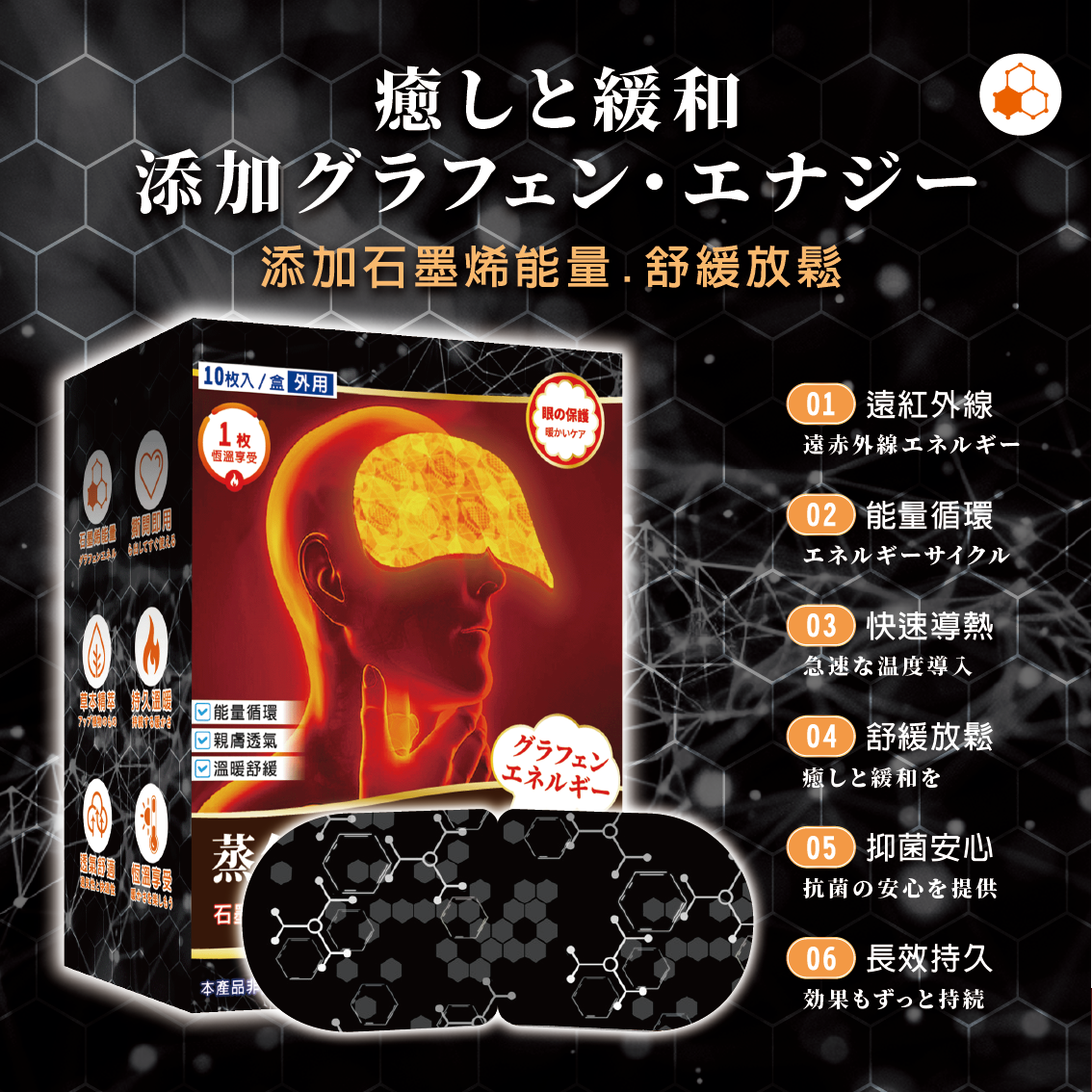 【安德森 保羅】石墨烯蒸氣眼罩