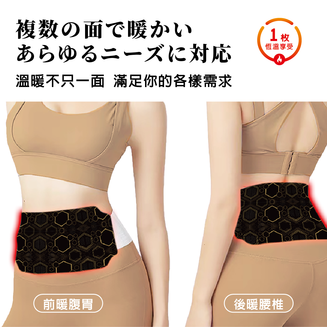 【安德森 保羅】石墨烯蒸氣暖腰腹貼