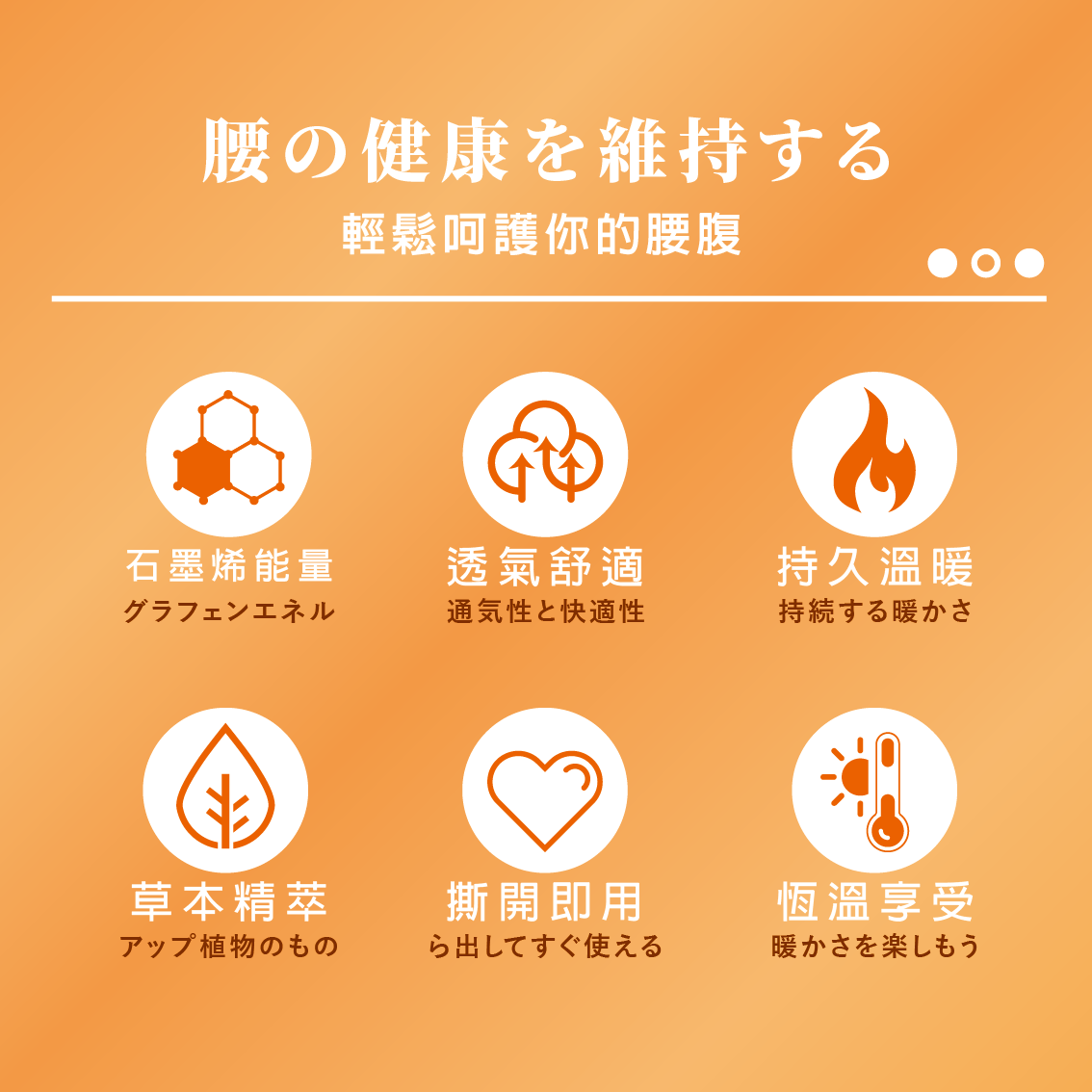 【安德森 保羅】石墨烯蒸氣暖腰腹貼