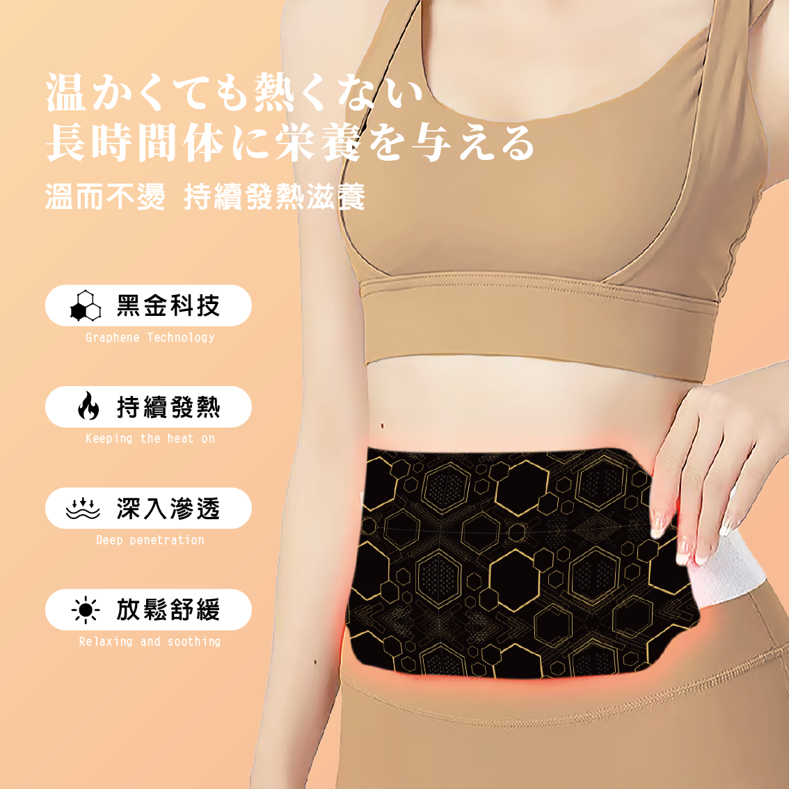 【安德森 保羅】石墨烯蒸氣暖腰腹貼