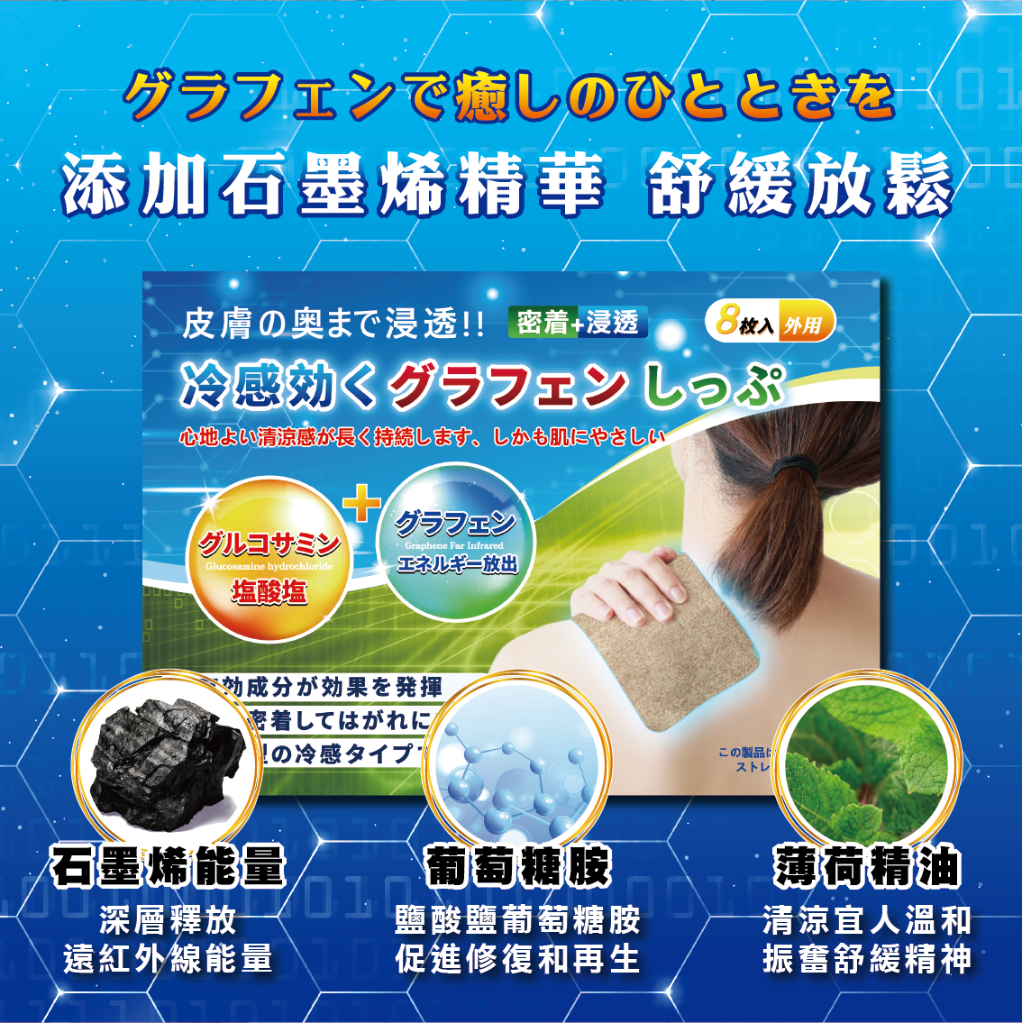 【安德森 保羅】 新升級 – 涼感石墨烯能量貼布