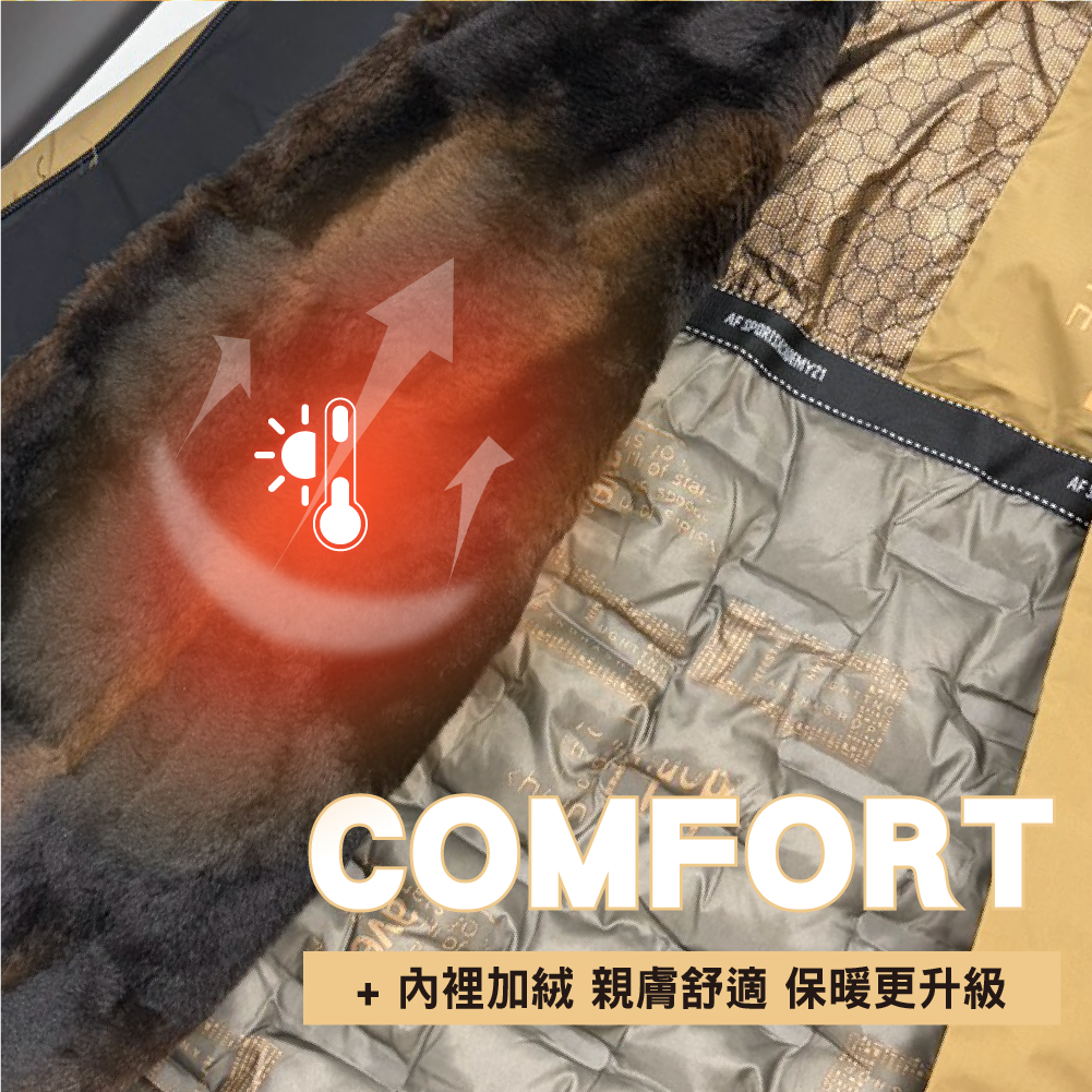 【安德森 保羅】 石墨烯能量保暖加絨外套