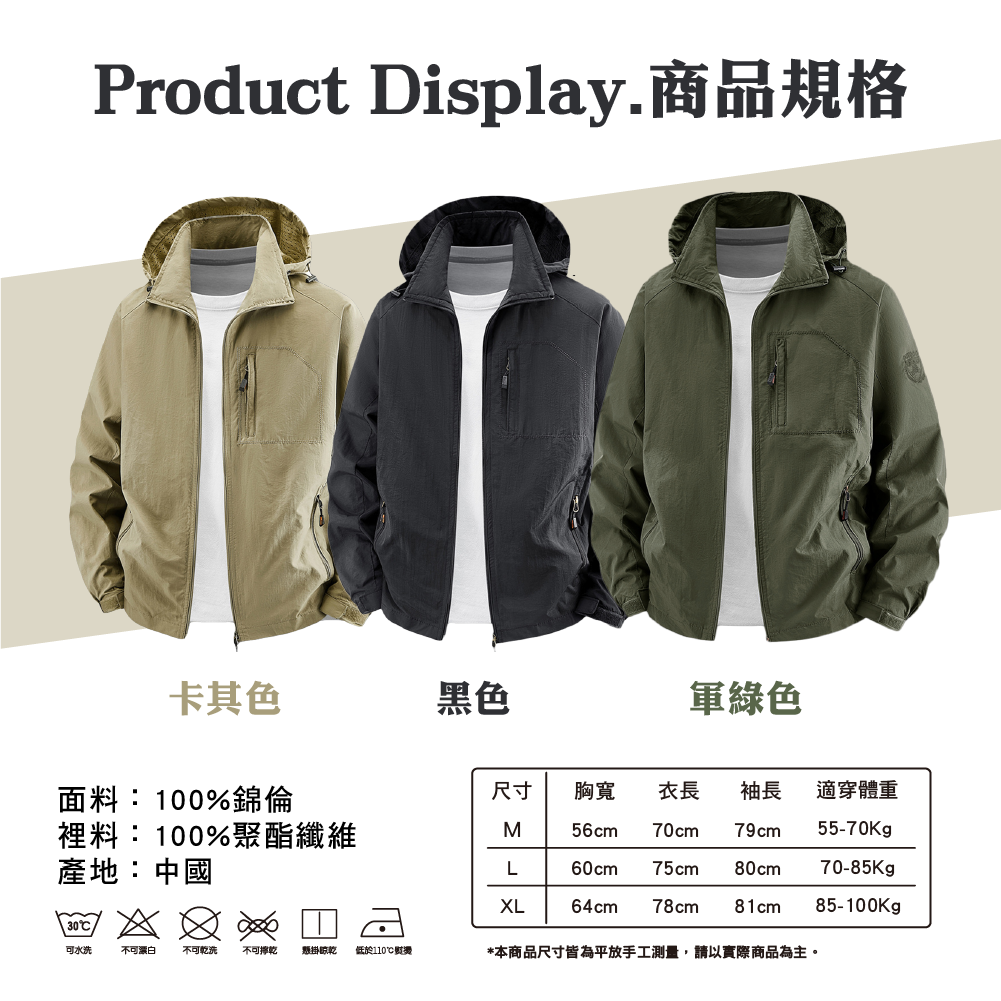 【安德森 保羅】 防風時尚衝鋒外套