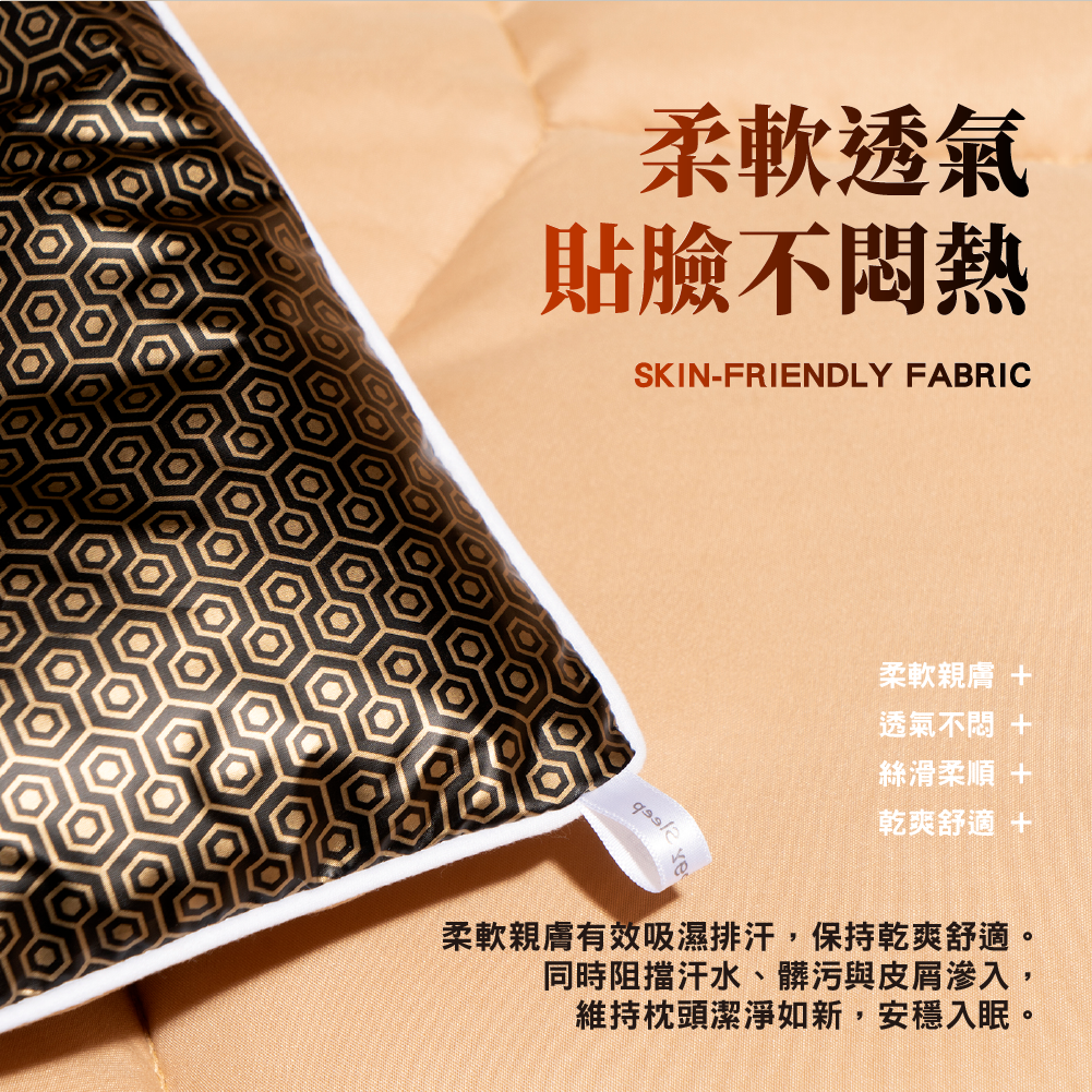 【安德森 保羅】石墨烯黑金 遠紅外線枕頭套