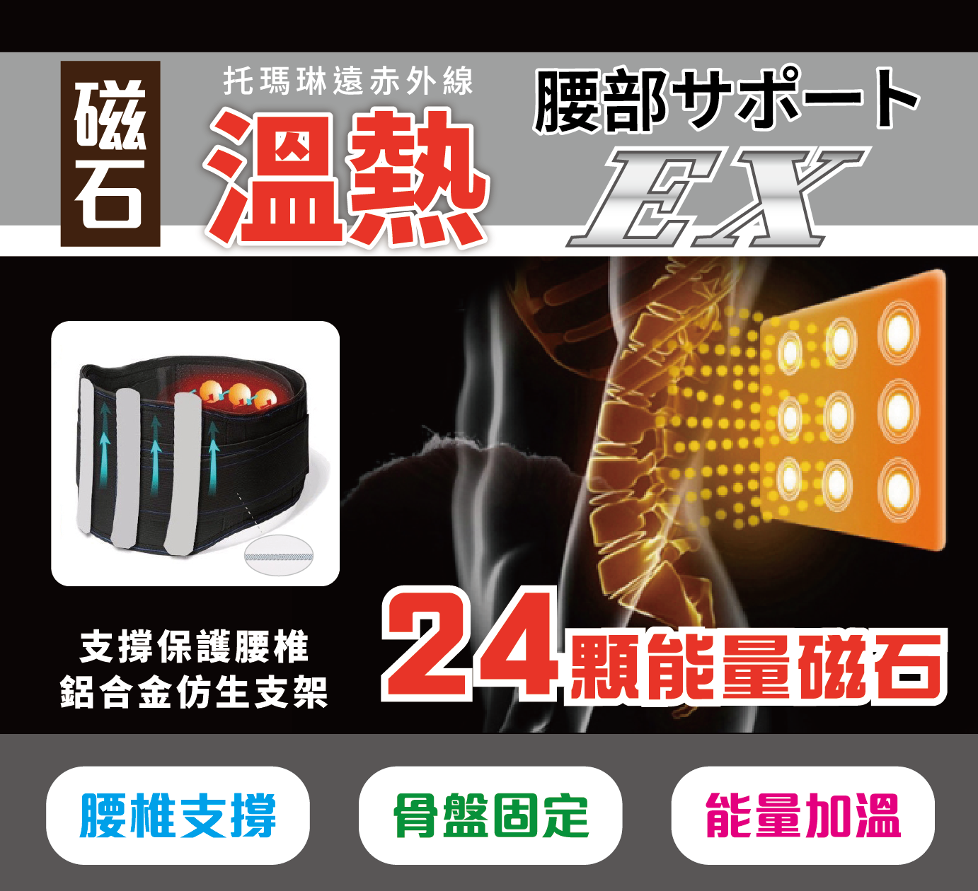 【安德森 保羅】 遠紅外線高機能護腰